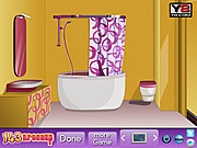 Флеш игра онлайн Декор ванной Девушка